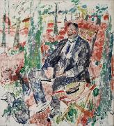 Rik Wouters Man with Straw Hat. USA oil painting artist